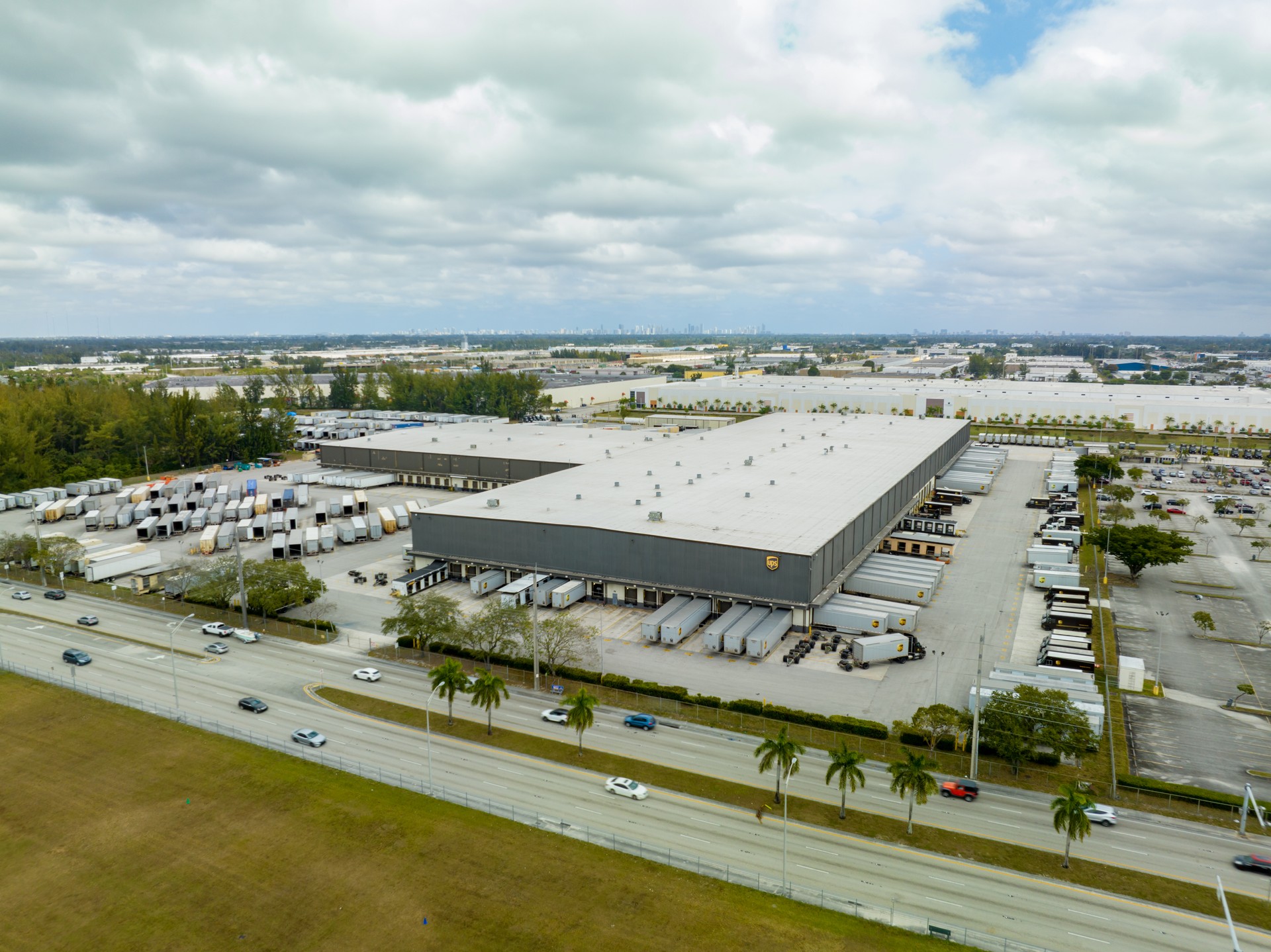 Aerial photo UPS Distribution Center Hialeah FL